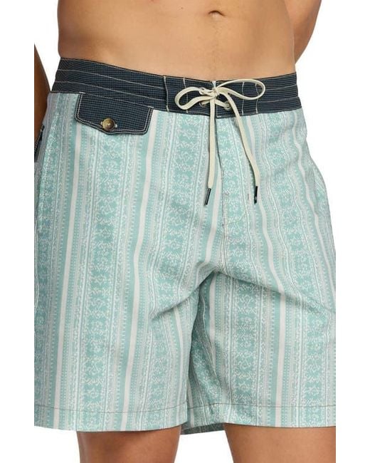 Billabong Blue Riverside Garage Lo Tide Board Shorts for men