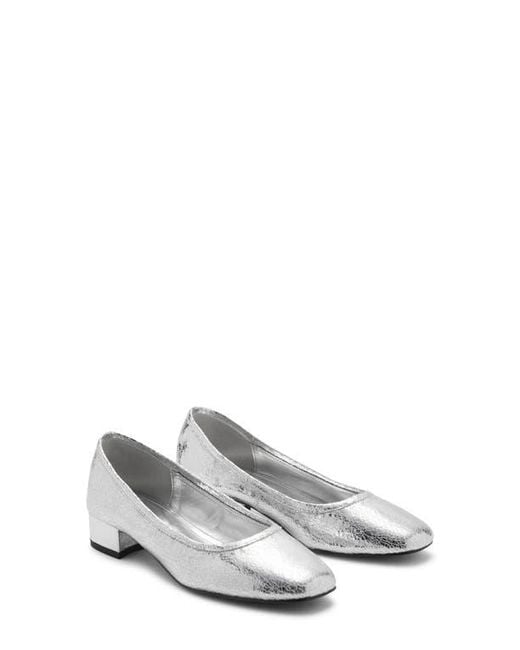 Mango Gray Metallic Pump