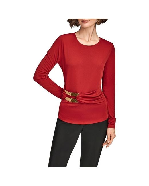 Donna Karan Red Bar Hardware Top