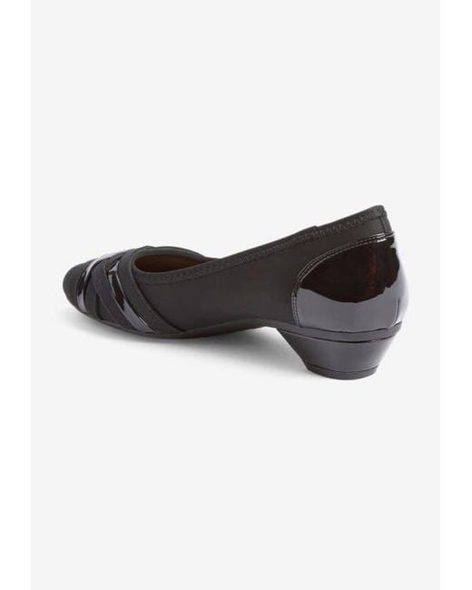 Comfortview Black The Quinlan Slip On Pump