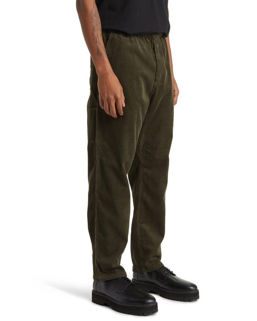 Carhartt Green Flint Corduroy Pants for men