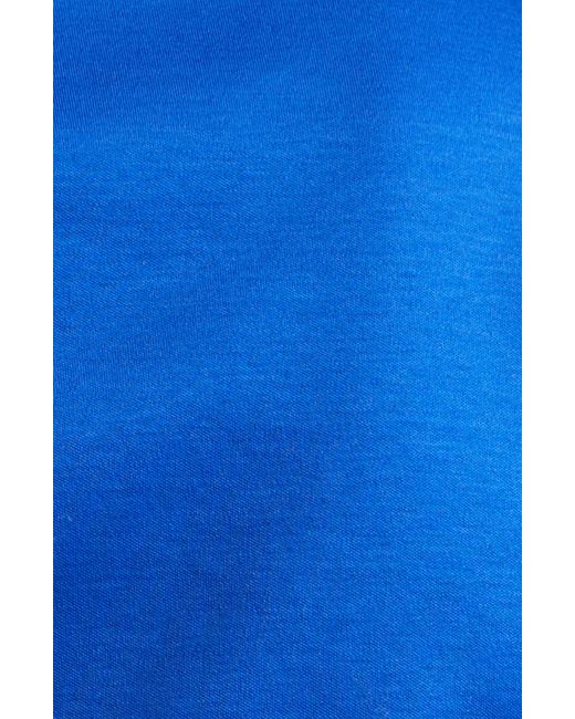 Proenza Schouler Blue Maren Organic Cotton Jersey Top