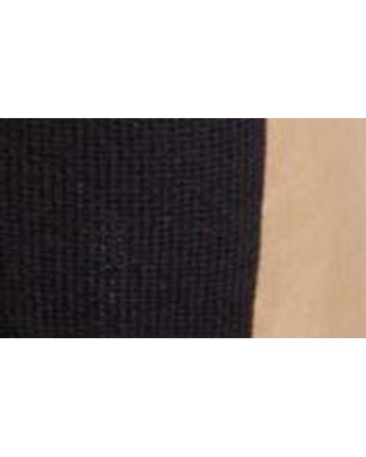 Sacai Black Cotton Gabardine & Sweater Knit Hybrid Dress