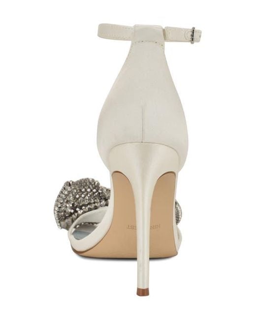 Nine West Metallic Tansie Ankle Strap Sandal