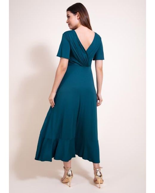 Alie Street London Blue Waterfall Dress