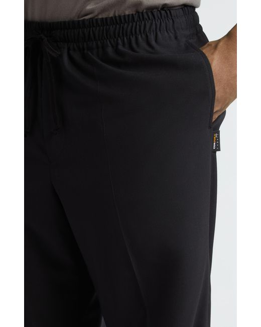 Undercover Black Wool Blend Drawstring Pants for men