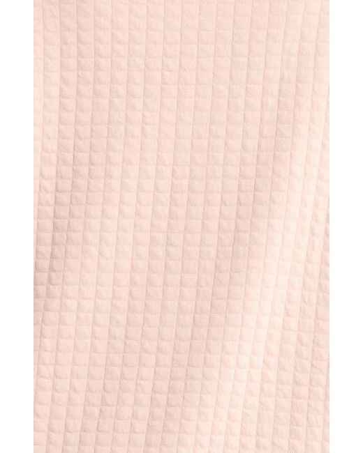 Caslon Pink Quilted Cotton Bomber Jacket