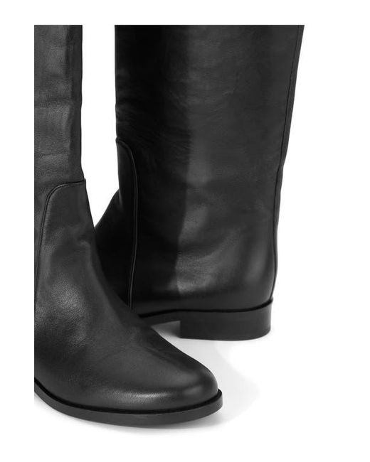 Staud Black Harlow Riding Boot