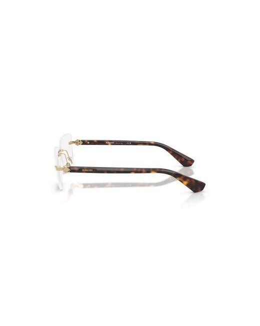 Burberry Metallic 58Mm Rectangle Optical Glasses for men