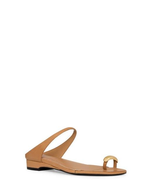 Rebecca Minkoff Brown Toe Ring Slide Sandal