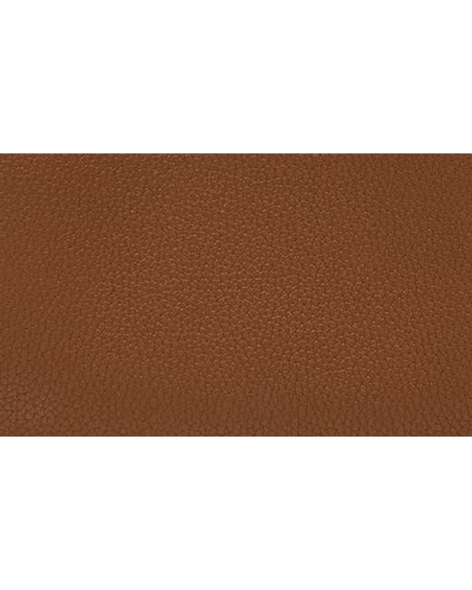 Burberry Brown Cotswolds Leather Wristlet Pouchette