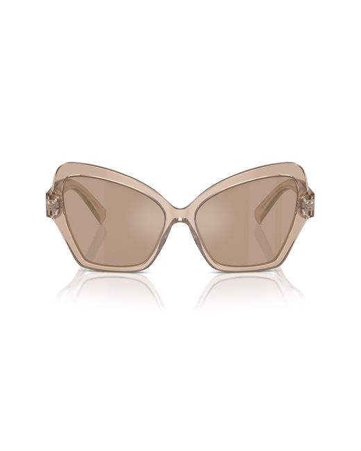 Dolce & Gabbana Natural 56mm Butterfly Sunglasses for men