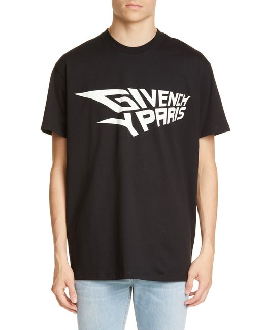 Givenchy Black Glow In The Dark Oversize T-shirt for men