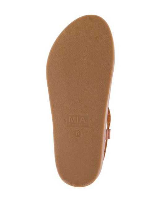 MIA Brown Zurie Slingback Sandal
