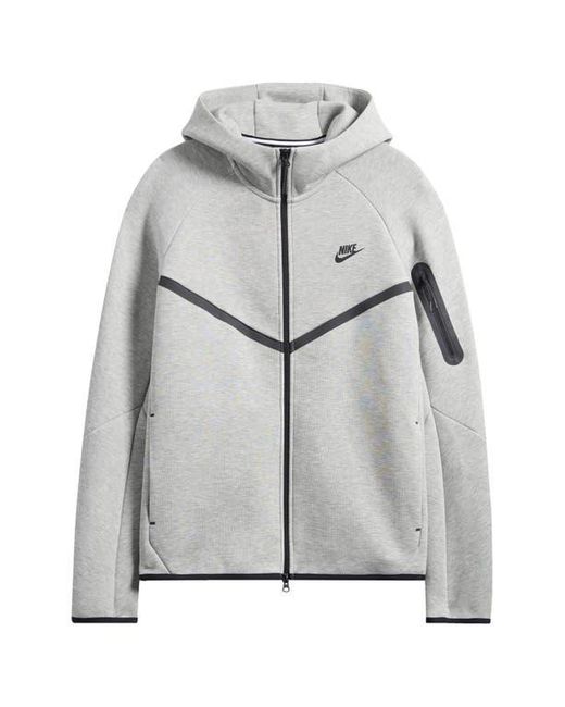 Nike Gray Tech Windrunner Zip Hoodie for men