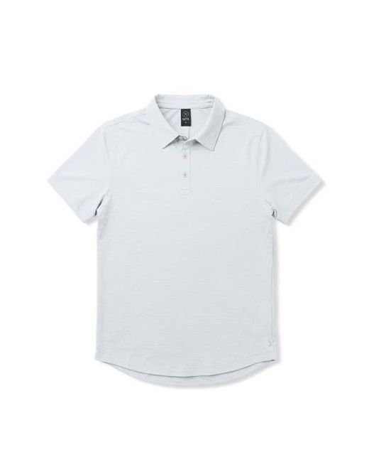 Cuts White Crossover Polo for men
