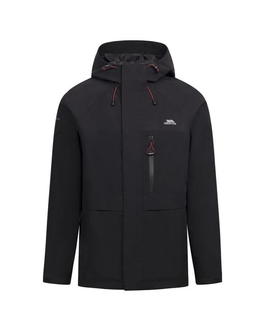 Trespass Blue Carnish Waterproof Jacket for men