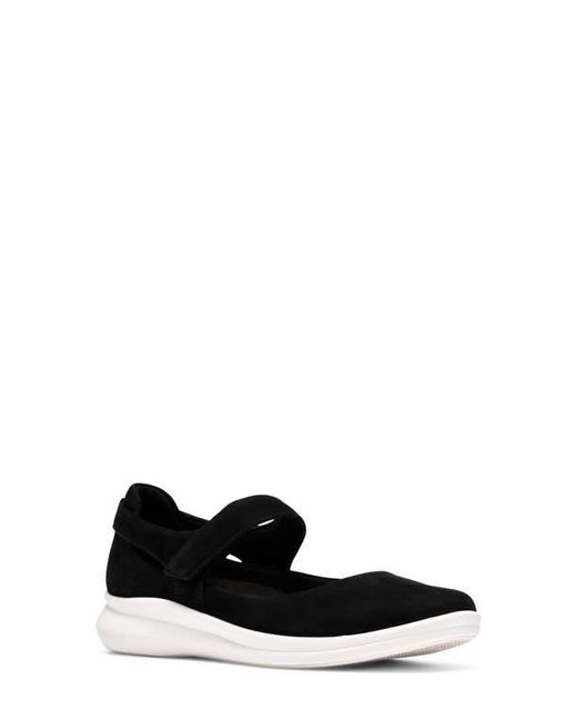 Clarks Carleigh Madi Scarpa Mary Jane Donna Pelle Nera