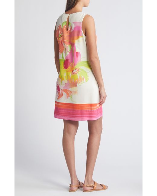 Tommy Bahama Pink Radiant Retreat Silk Shift Dress