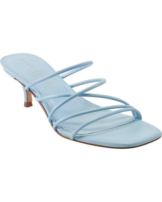 Marc Fisher Women's Blue Banna Strappy Sandal