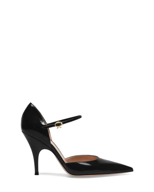 Gianvito Rossi White Sofia D'Orsay Pump