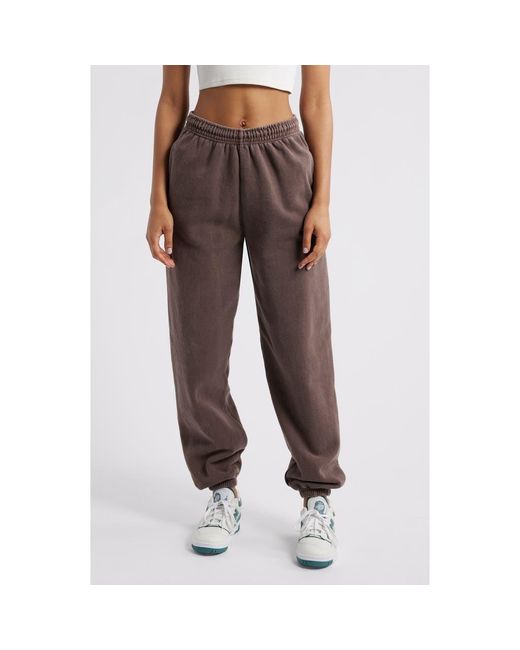 iets frans... Embroidered Joggers in Brown | Lyst