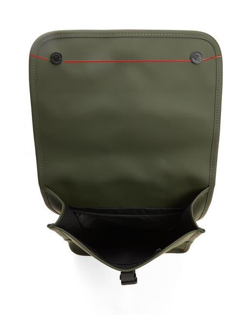 Rains Green Mini Waterproof Backpack for men