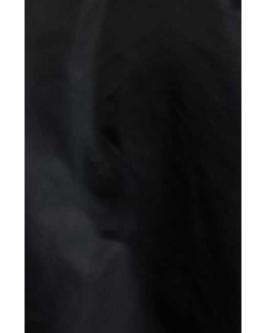 Schott Nyc Black Nylon Ma-1 Flight Jacket