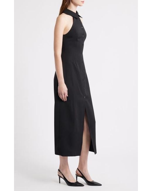 knee length dresses for ladies The Ultimate Muse Halter Neck Midi Dress | Odd Muse main image 0
