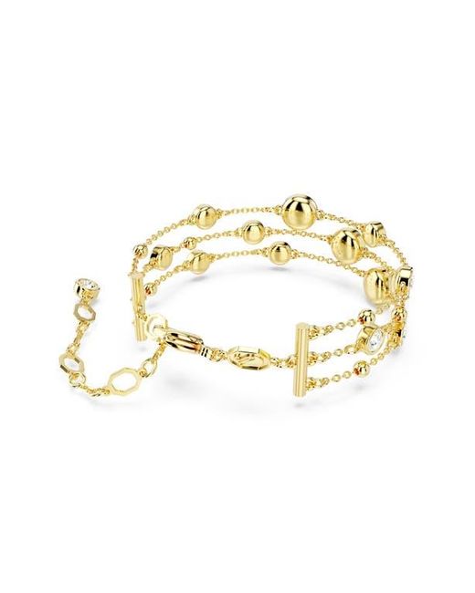 Swarovski Metallic Imber Layered Bracelet