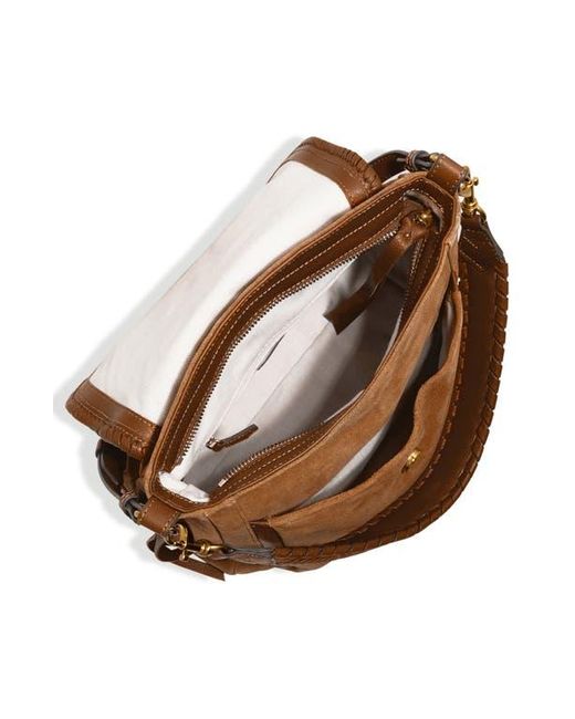 Aimee Kestenberg Brown All For Love Convertible Leather Shoulder Bag