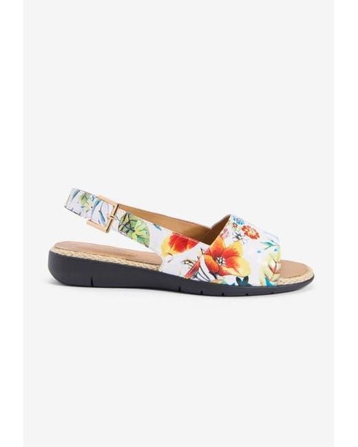Comfortview Metallic The Adele Sling Sandal
