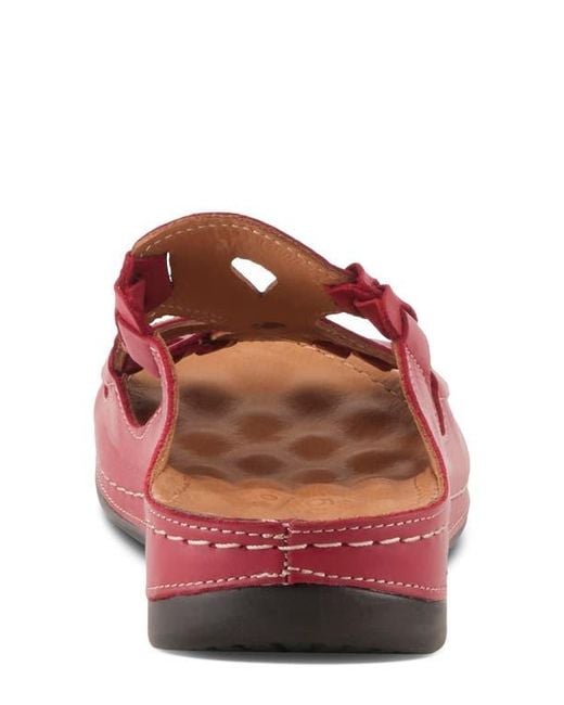 Spring Step Red Mezera Sandal