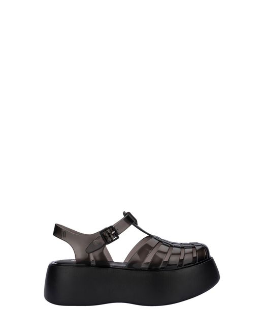 Melissa Possession Plato Jelly Platform Sandal in Black Lyst