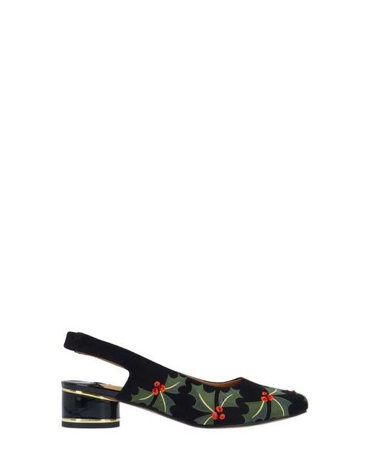 J. Reneé Black Hollee Slingback Pump