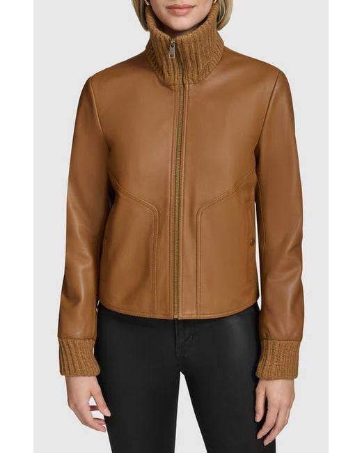 Andrew Marc Black Beatrix Leather Jacket