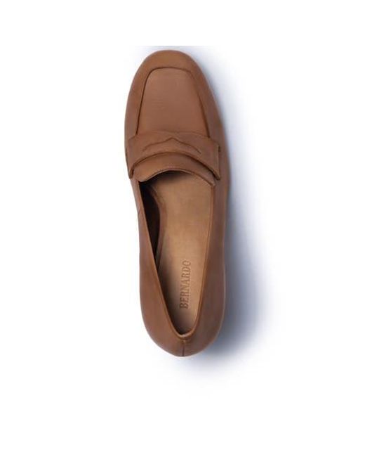Bernardo Brown Nevaeh Loafer Pump