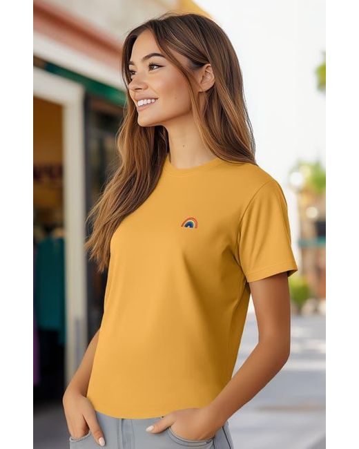 Alix Yellow Jersey Relaxed Tee