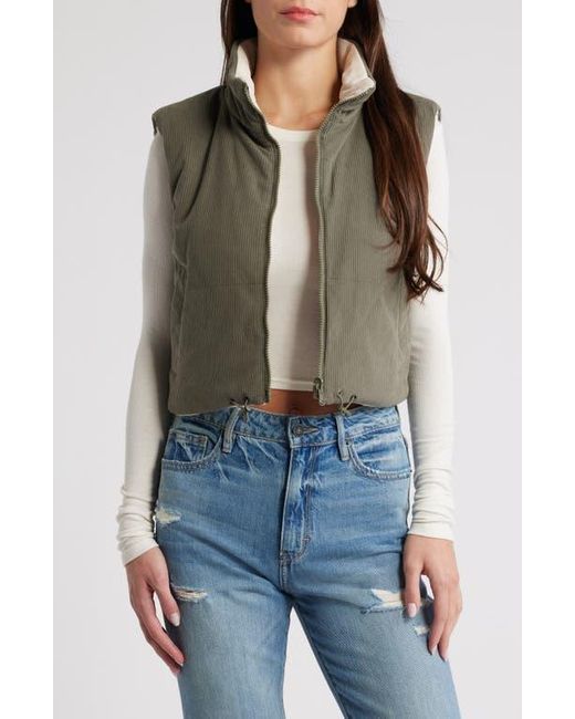 Thread & Supply Multicolor Reversible Crop Vest