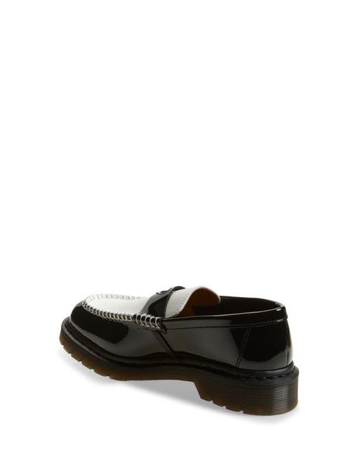 Dr. Martens Black Penton Heart Penny Loafer