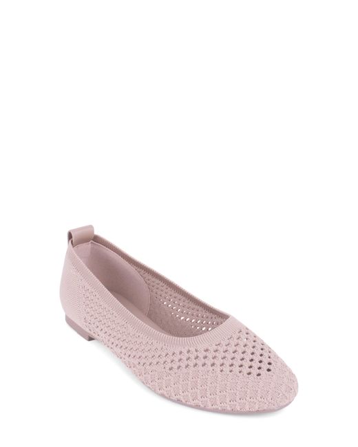 Tahari Pink Oslo Ballet Flat
