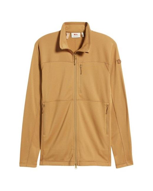 Fjallraven Blue Abisko Lite Fleece Jacket for men