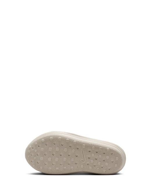 Nike White Reactx Rejuven8 Slip-On