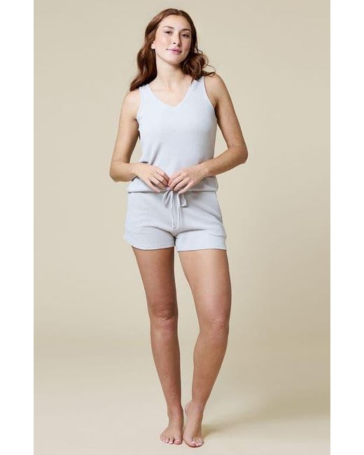 Softies Natural Rib Dream Double V Short Set