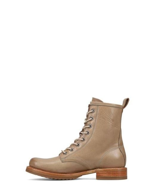 Frye Brown Veronica Flex Combat Boot