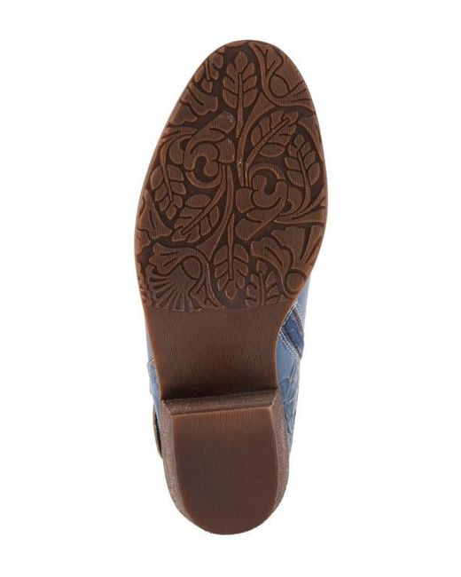 Spring Step Blue Daintylady Bootie