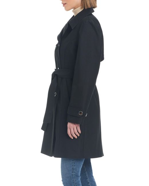 Sanctuary Blue Double Breasted Trench Coat