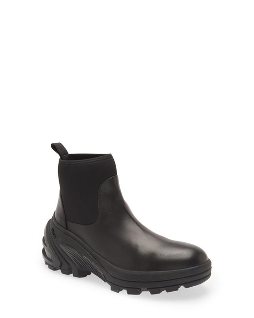 1017 ALYX 9SM Neoprene Shaft Leather Boot in Black for Men | Lyst