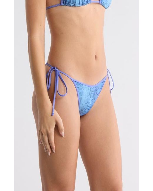 PacSun Blue Corinne Side Tie Bikini Bottoms