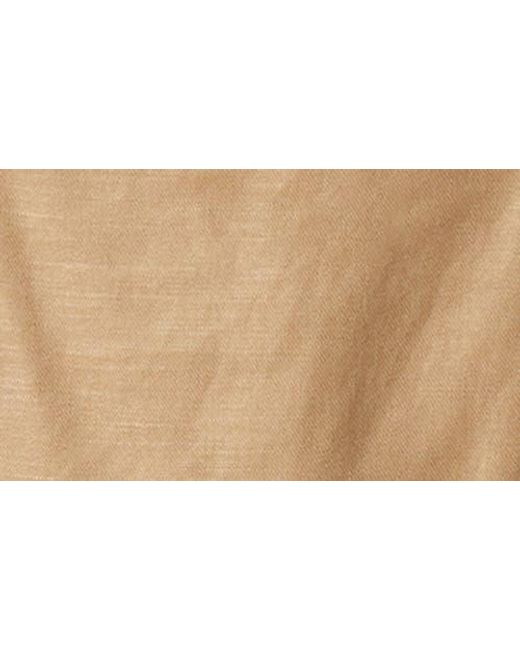 Astr Natural Deborah Linen Blend Wrap Miniskort
